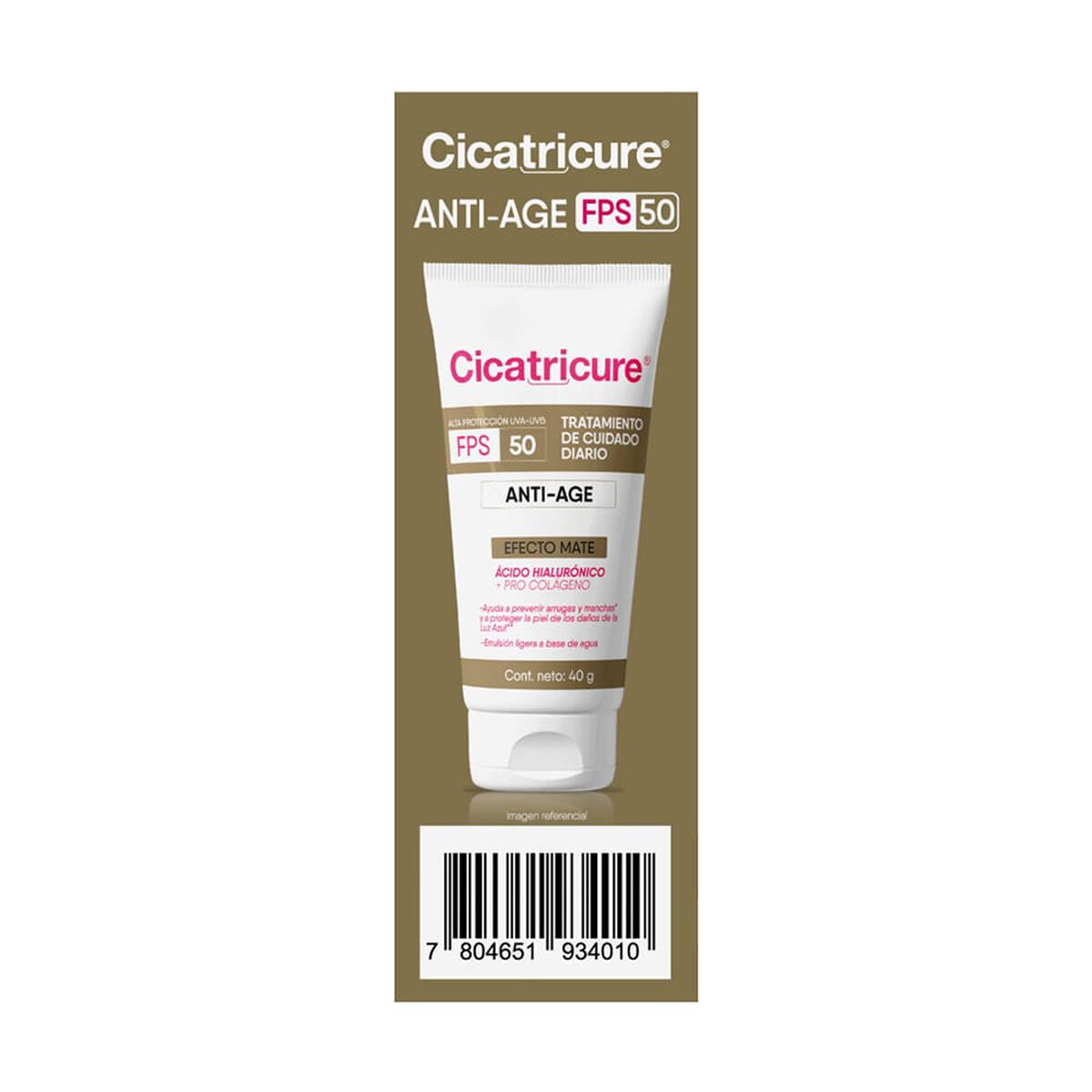 Cicatricure Crema Antiedad FPS 50 Efecto Mate 40 gr