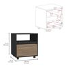 Velador TuHome Austin 1 Cajones Wengue y Lenno