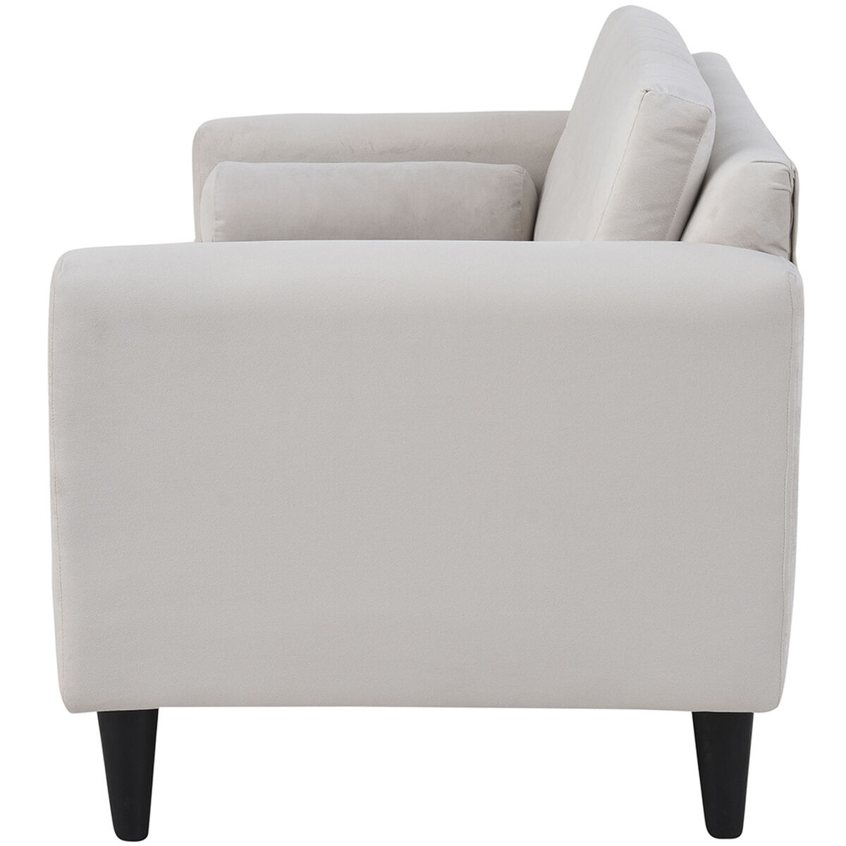 Sof&aacute; Felpa Bodevir Retro 3 Cuerpos Crudo