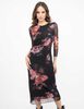 Vestido Midi Manga 3/4 Mujer Soviet