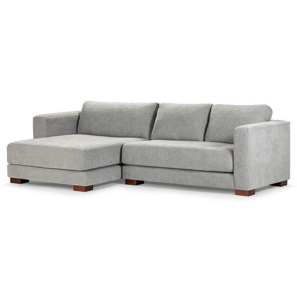 Sofá Seccional Izquierdo Rosen Copeland 3 Cuerpos Gris