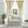 Cortina Blackout Tejido Doral Victoria 220 x 140 cm 8 Piezas Beige