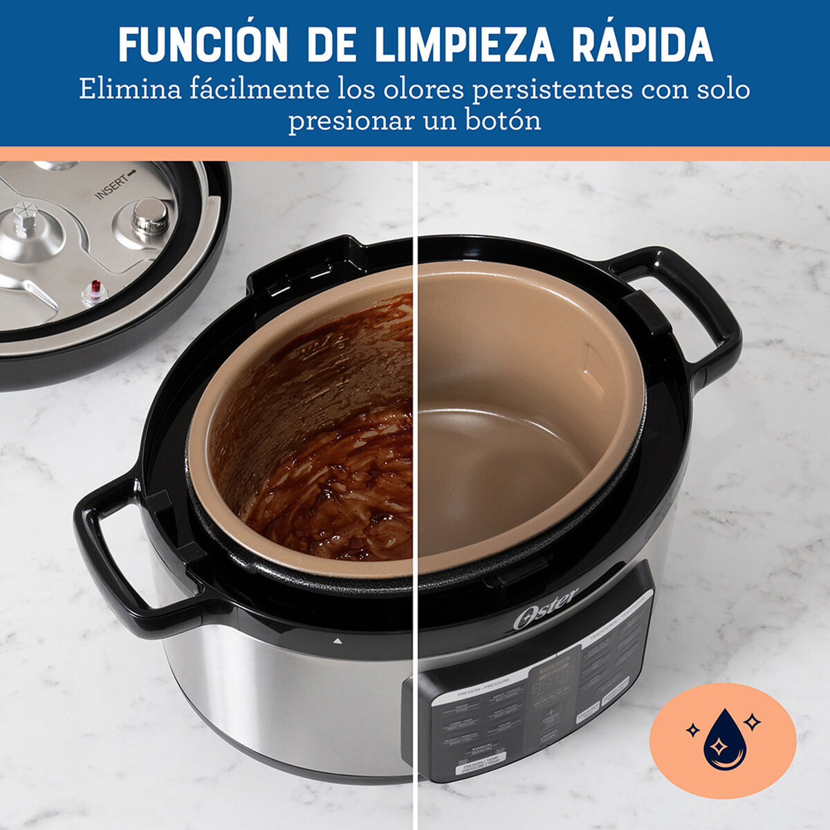 Multi-Olla Rápida Oster CKSTPCECOV57 5,7 lts.