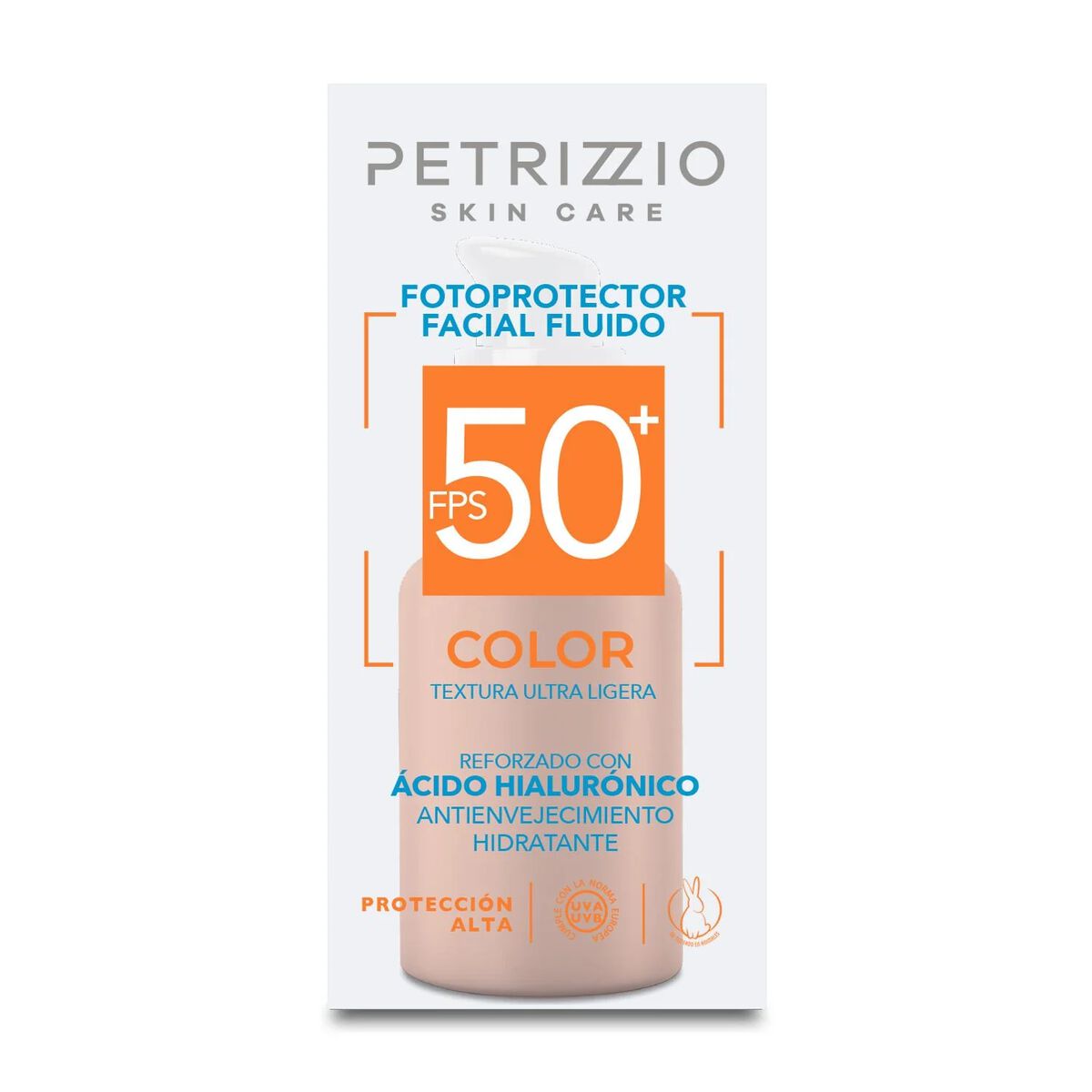 Protector Solar Rostro Invisible Color FPS50 Petrizzio
