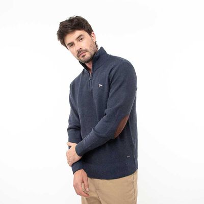 Sweater Medio Cierre Regular Hombre Portman Club