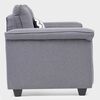Juegos de Living Mons Sicilia Sofá 2 Cuerpos + Dos Sillones 1 Cuerpo Gris