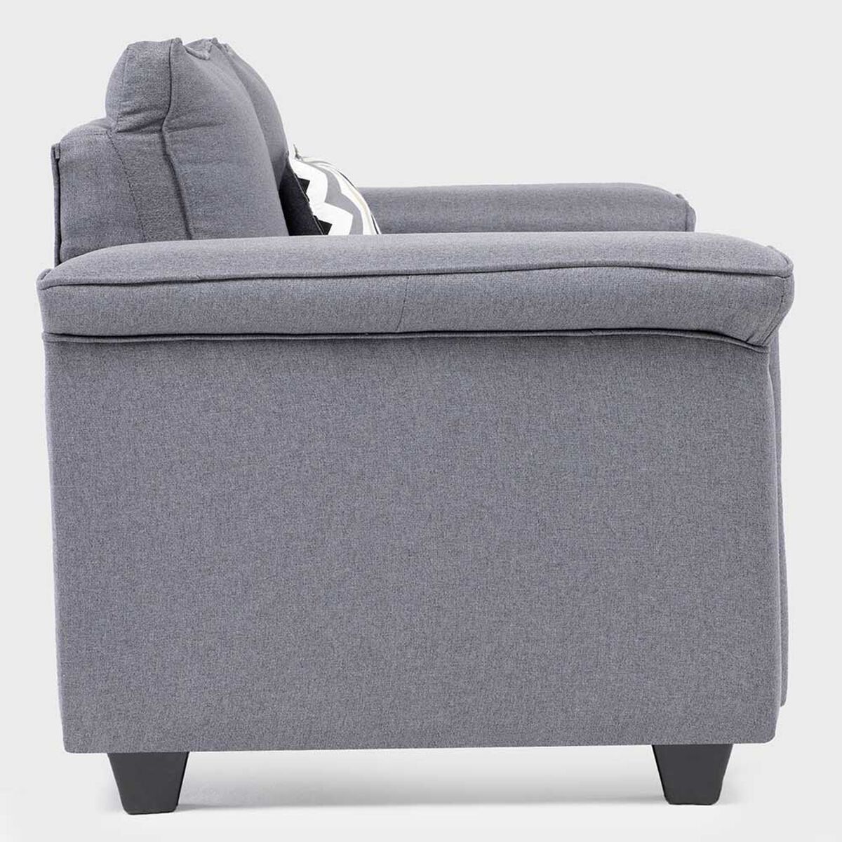 Juegos de Living Mons Sicilia Sofá 2 Cuerpos + Dos Sillones 1 Cuerpo Gris