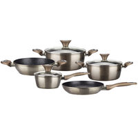 Batería de Cocina Aluminio Marmicoc Champagne 8 Piezas