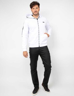 Imagen 2 del producto Polerón Hombre Zibel Blanco, Negro