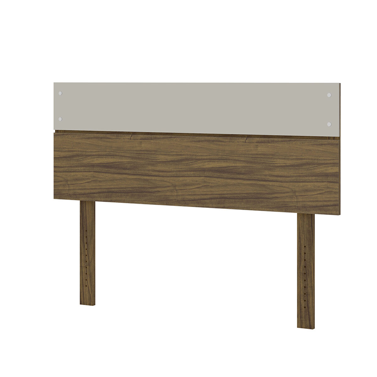 Respaldo Zibel 2 Plazas Charlotte Nogal / Off White