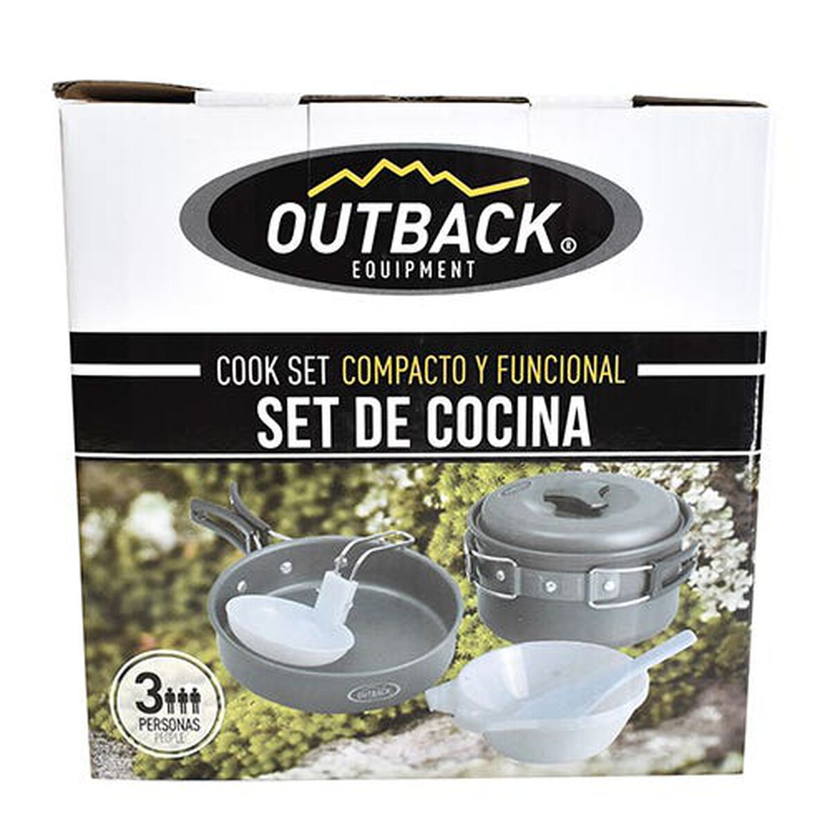 Set de Cocina 3 Personas Outback CS-3P