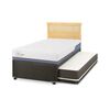 Cama Nido CIC 1,5 Plazas Excellence Plus + Respaldo Dublin Mostaza
