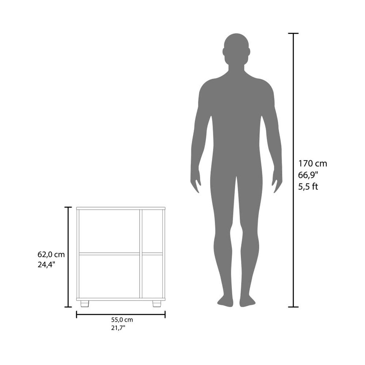 Mueble para Lavamanos Tuhome Pascuale Blanco Fresno