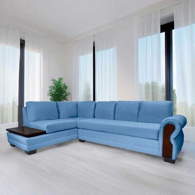 Imagen 1 del producto Sofá Seccional Living Factory Michigan 6 Cuerpos Azul