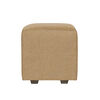 Juego de Living Innovamuebles Kahlo Sofá 2 Cuerpos + Dos Pouf 1 Cuerpo Oro