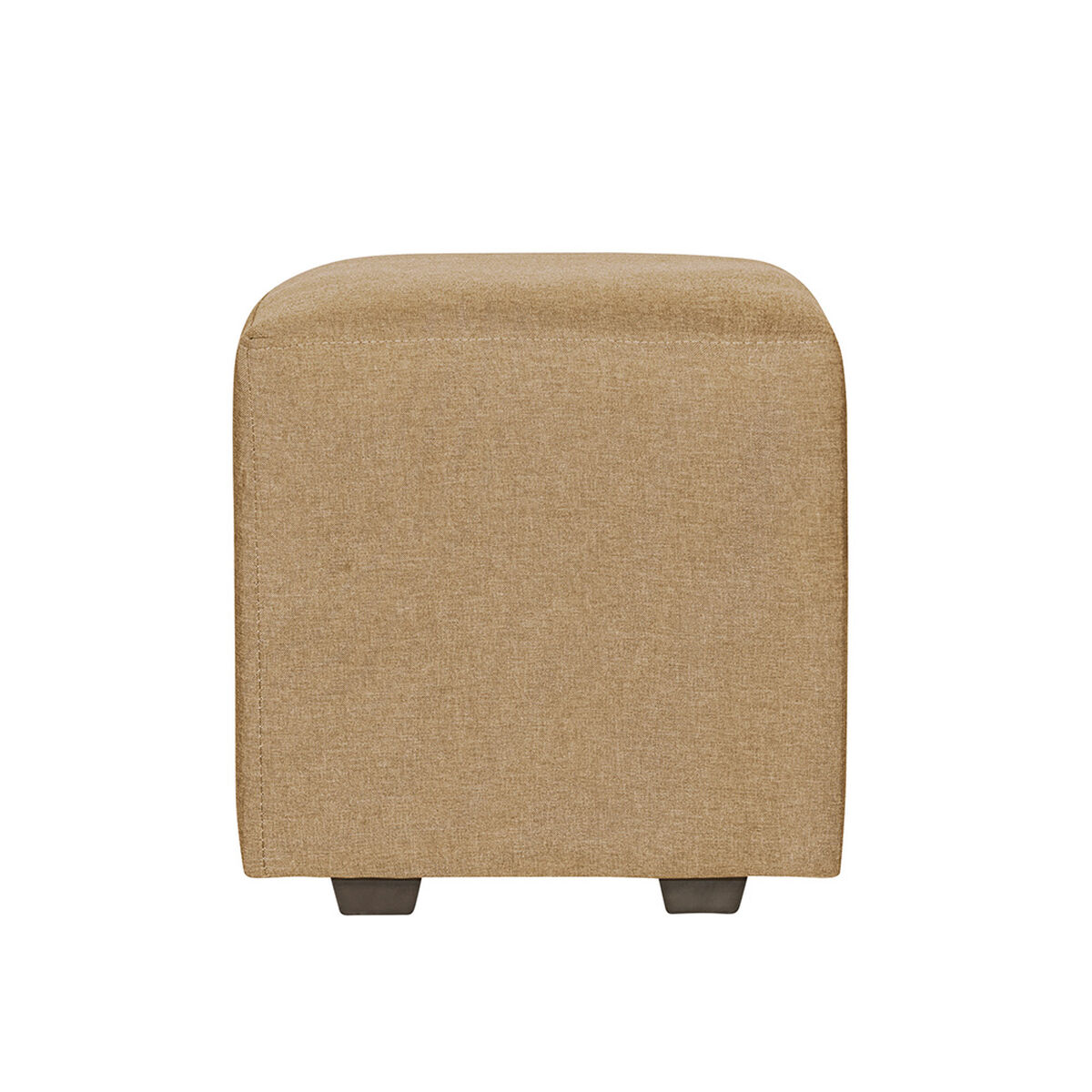 Juego de Living Innovamuebles Kahlo Sofá 2 Cuerpos + Dos Pouf 1 Cuerpo Oro