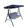 Sillón Columpio para Terraza Casanova 3 Cuerpos Azul Blanco