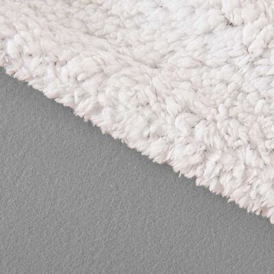 Imagen 2 del producto Frazada Mashini Polar-Sherpa Lisa 2 Plazas Gris