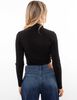 Polera Crop Manga Larga Mujer Icono