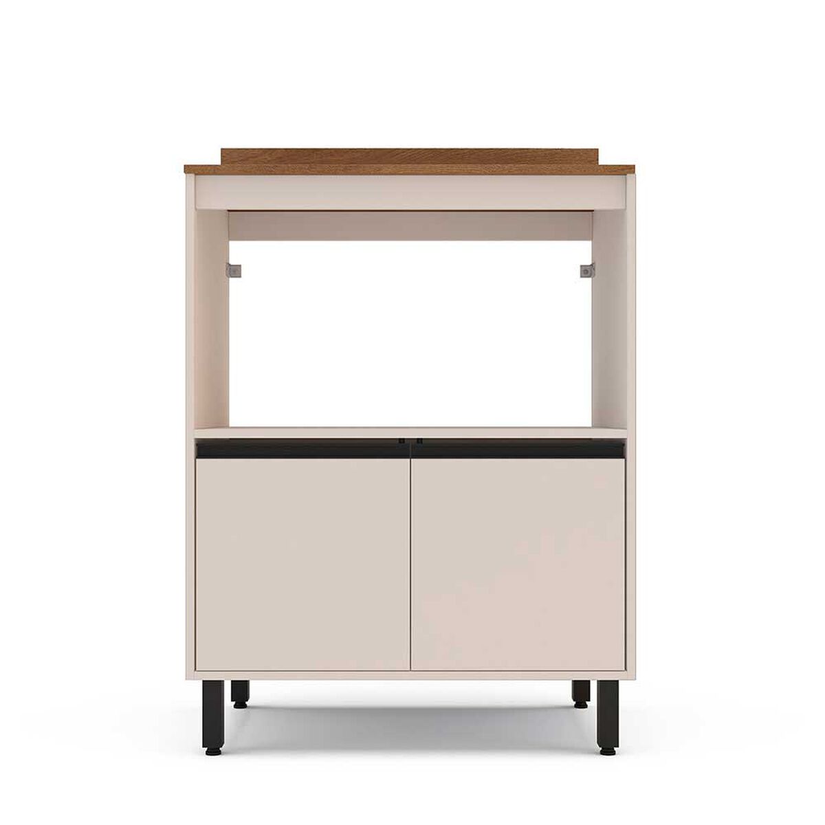 Mueble Base de Cocina Premier Vekkahome 2 Puertas Beige