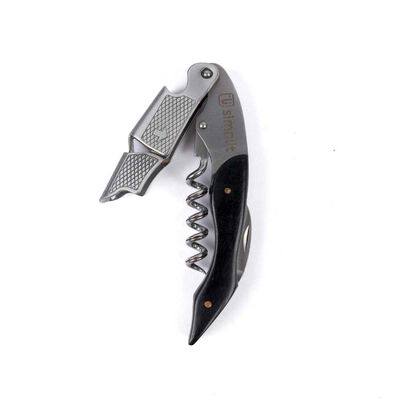 Imagen 1 del producto Descorchador Vino Simplit Sommelier Acero Inoxidable Café