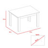 Mesa de Comedor Portofino 120 Cm Rovere