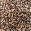 Alfombra Shaggy Bicolor 50 X 100 Cm Brown Beige