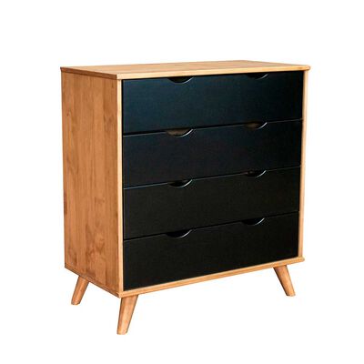 Imagen 1 del producto Cómoda Vekkahome Elis 4 Cajones Café