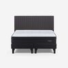 Cama Europea Rosen 2 Plazas Tempo Base Dividida + Respaldo Lucio