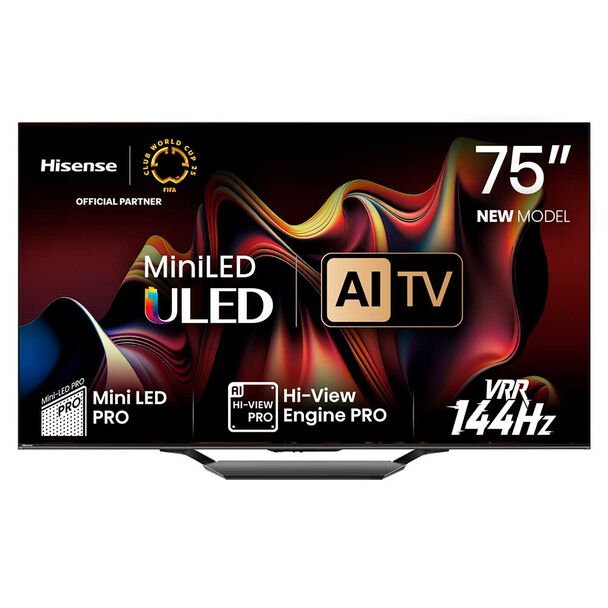 Mini LED 75'' Hisense 75U7N Smart TV 4K