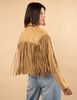 Chaqueta Suede Flecos Mujer Zibel