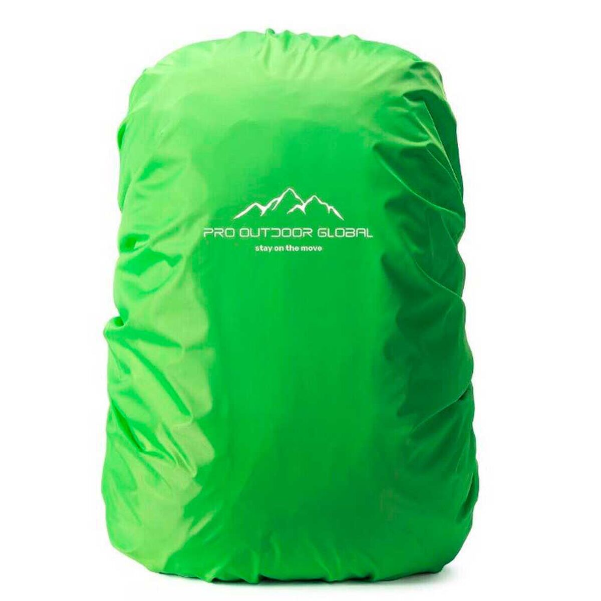 Cubre Mochila Contra Agua Impermeable Funda 45Lts Verde Pro Outdoor