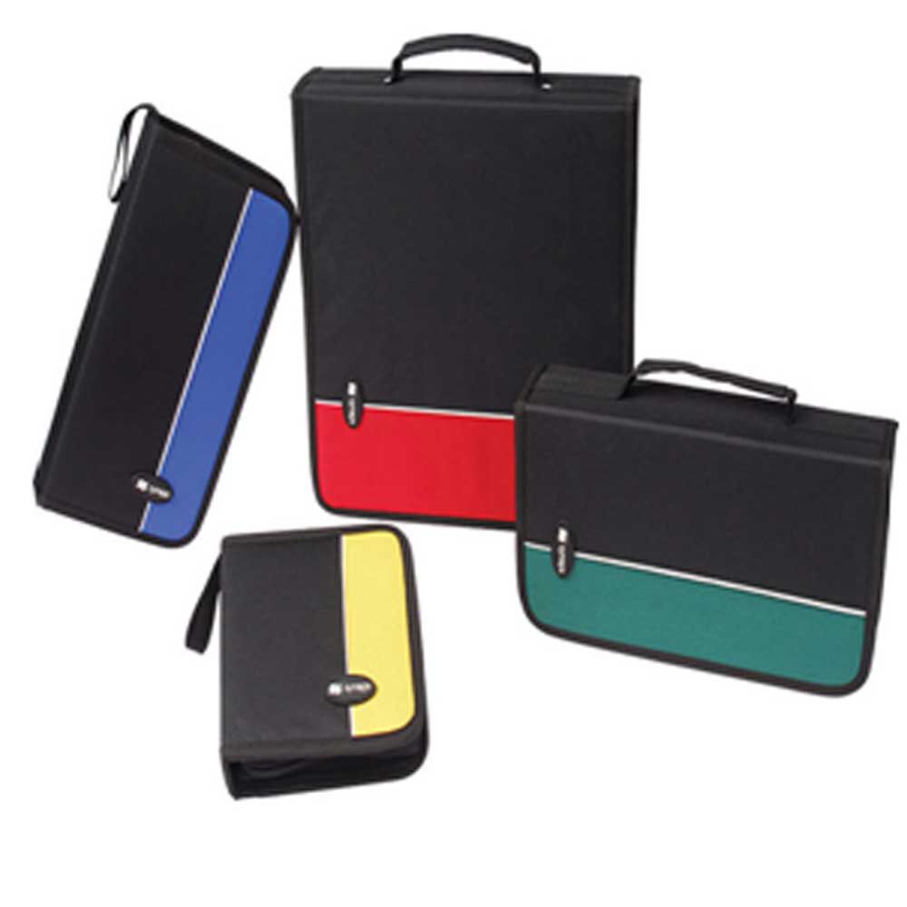 Porta CD Vinílico Vgo 24 Cds Negro