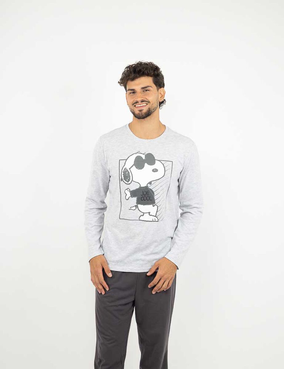 Pijama Larga Snoopy Hombre Licencias