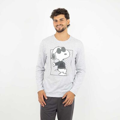 Pijama Larga Snoopy Hombre Licencias