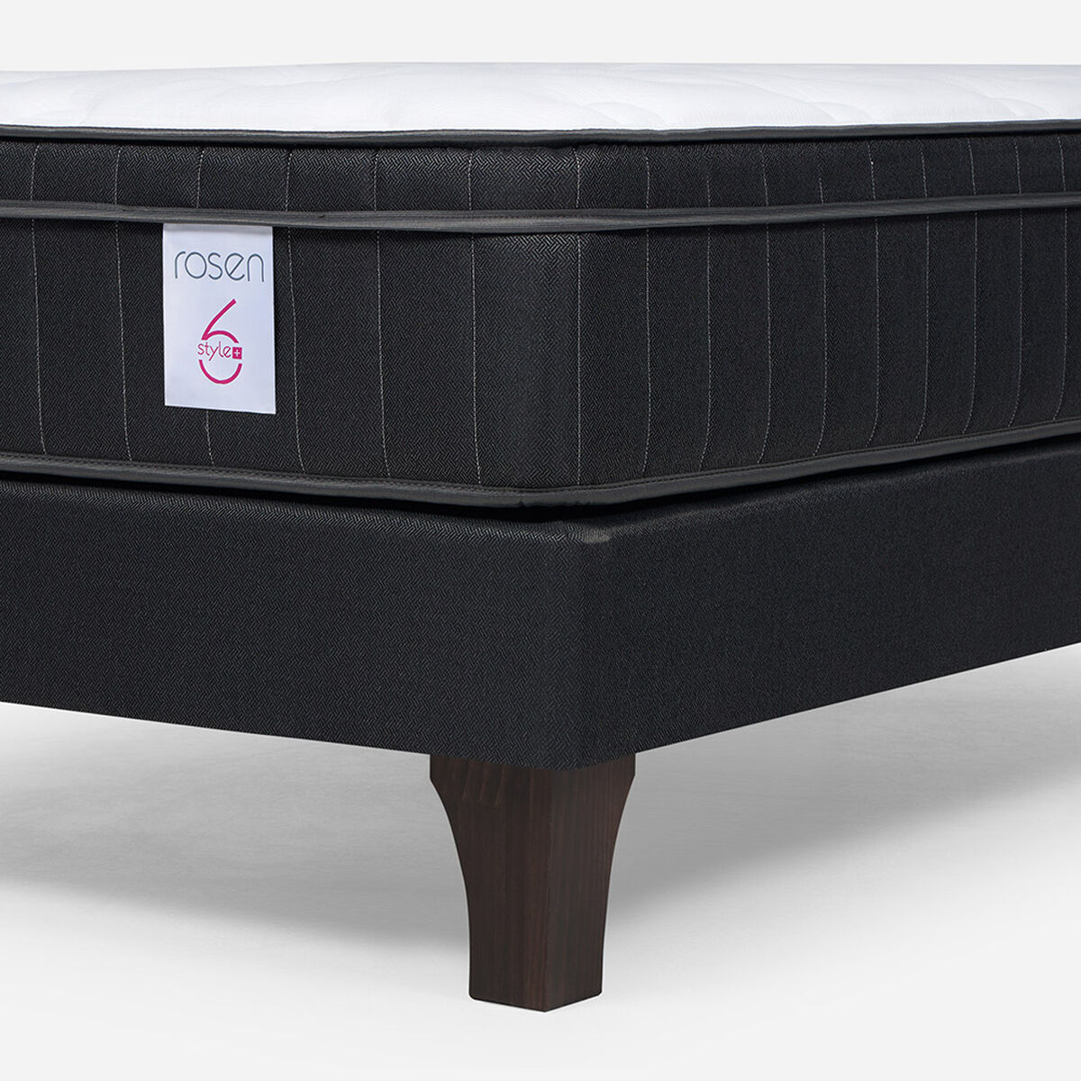 Cama Europea Rosen 1 Plaza New Style 6 Plus