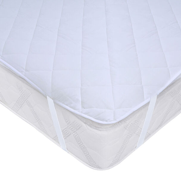 Cubrecolchón Impermeable Mashini 1 Plaza Blanco