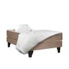 Cama Europea Celta 1,5 Plazas Bamboo + Plumón + Sábanas + Almohada