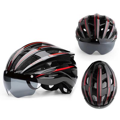 Casco Bicicleta LuBabycas Red Adulto M Rojo