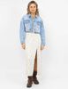 Chaqueta Crop Denim Mujer Icono