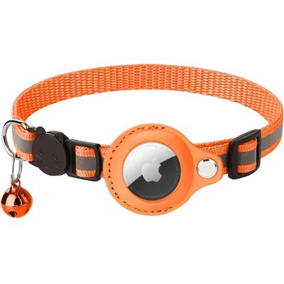 Collar para Gato Laudtec Airtag Naranja