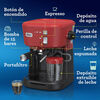 Cafetera Espresso Oster BVSTEM5501R-052 Roja