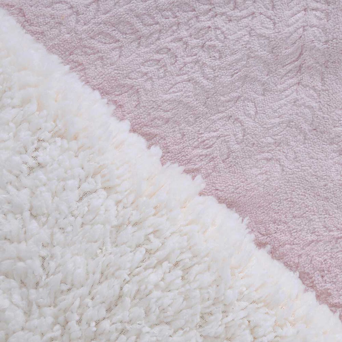 Plumón Liso Mashini King Coral Emboss Rosado