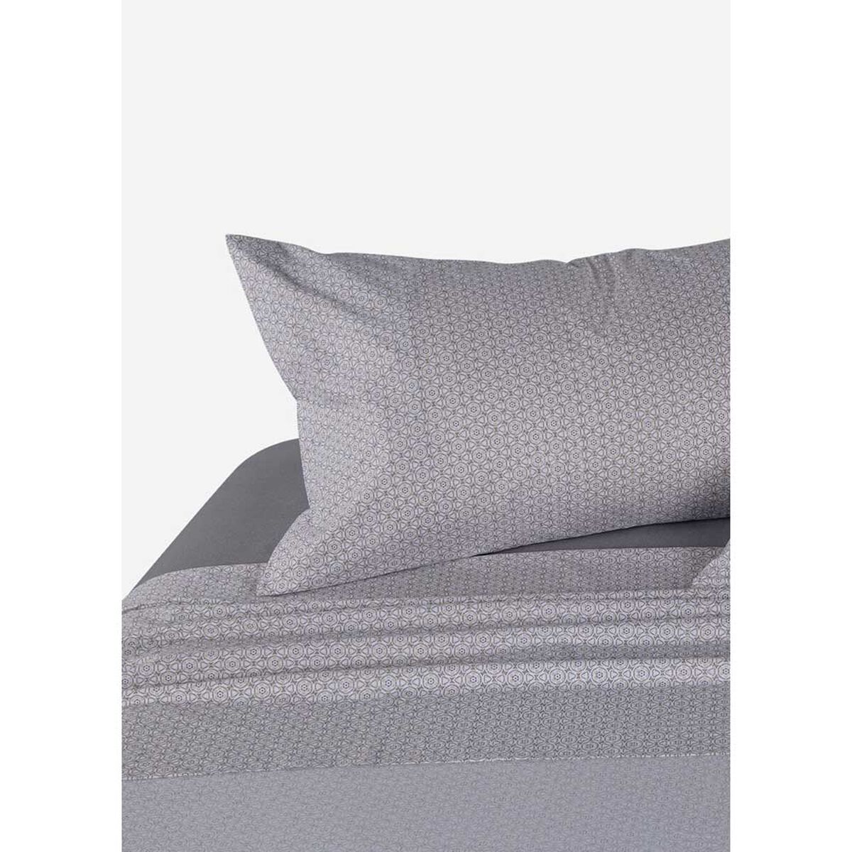 Juego de S&aacute;banas Rosen 1,5 Plazas Knox Estampado Charcoal