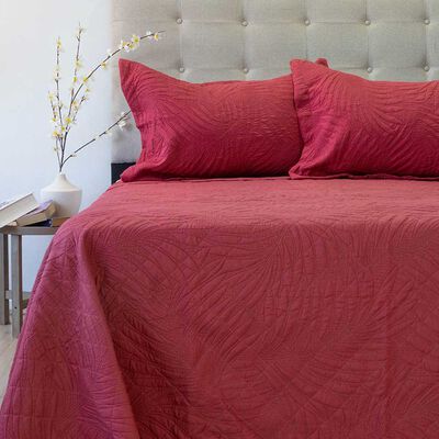 Quilt Doral 2 Plazas Burdeo Bubbly