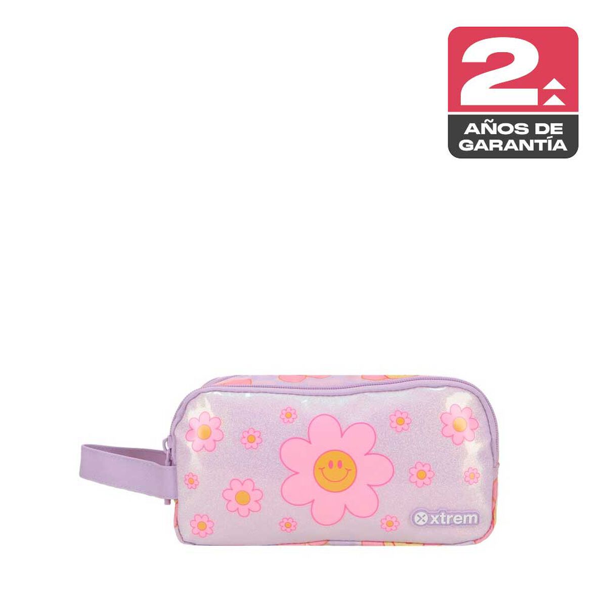 Estuche Xtrem University+ 6XT Flores Lila