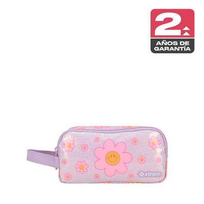 Estuche Xtrem University+ 6XT Flores Lila