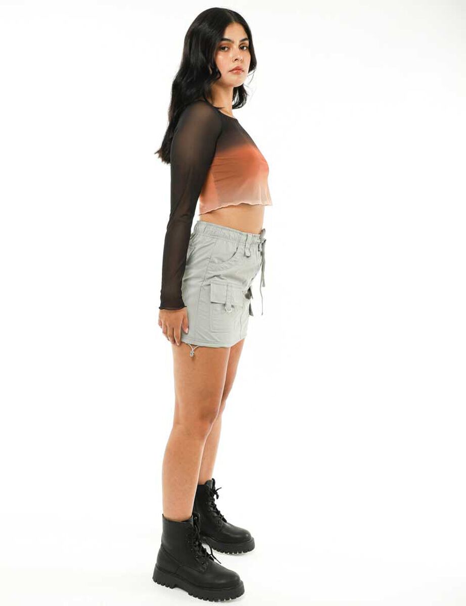 Falda Mini Cargo Mujer Icono