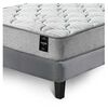 Cama Europea Latam Home 1,5 Plazas Cannon Gris
