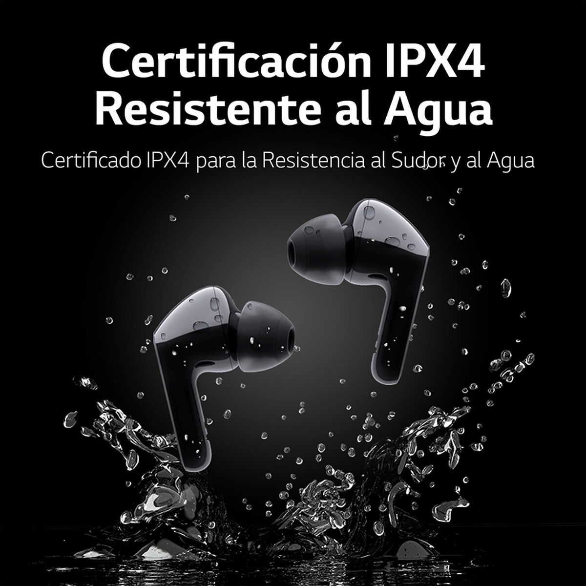 Audífonos Bluetooth LG Tone Free FN4 Meridian Audio Negros